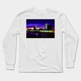Atlantic City Skyline, 1986 Long Sleeve T-Shirt